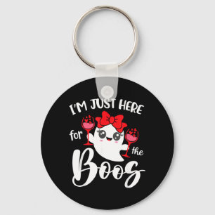Hier voor de Boos Lieve Geest Grappige Vrouwen Hal Sleutelhanger