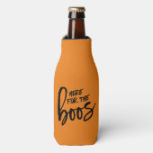 Hier voor de Boos Oranje Halloween Bottle Cooler (Fles Voorkant)
