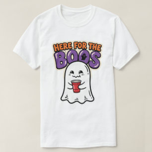 Hier voor de Boosjes Schattig Spook Halloween Fees T-shirt