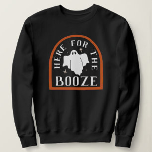Hier voor de Booze Ghost Halloween Sweatshirt