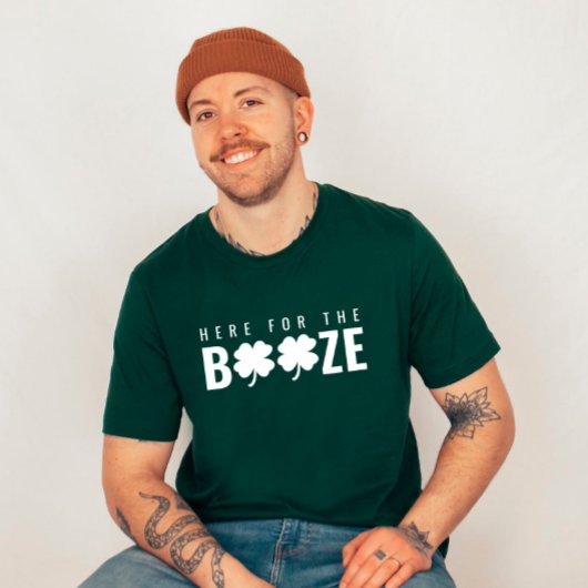 Hier voor de Booze St. Patrick's Day Unisex T-shirt