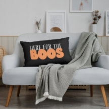 Hier voor de BOS Funny Halloween Lumbar Pillow