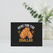 Hier voor de Challah Funny Jewish Hanukkah Bread Briefkaart (Staand voorkant)