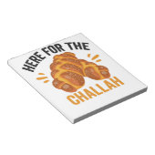 Hier voor de Challah Funny Jewish Hanukkah Bread Notitieblok (Schuin)