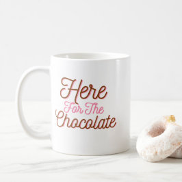 Hier voor de chocolade koffiemok