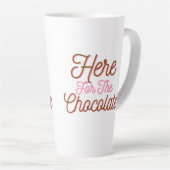 Hier voor de chocolade latte mok (Rechterhoek)