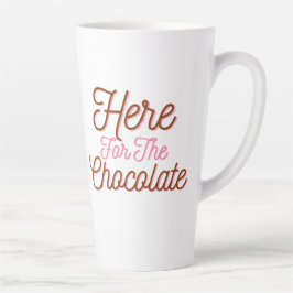 Hier voor de chocolade latte mok