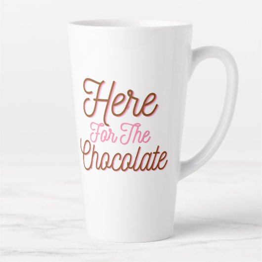 Hier voor de chocolade latte mok (Rechts)