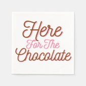 Hier voor de chocolade servet (Voorkant)