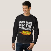 Hier voor de Corn Dogs Funny Corndog Trui (Voorkant volledig)