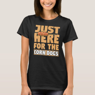 Hier voor de Corndog Corn Dog Foodie Women SA T-shirt