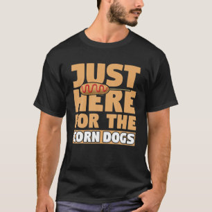 Hier voor de Corndog Corn Dog Foodie Women SA T-shirt