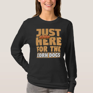 Hier voor de Corndog Corn Dog Foodie Women SA T-shirt