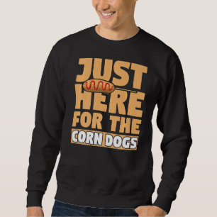Hier voor de Corndog Corn Dog Foodie Women SA Trui