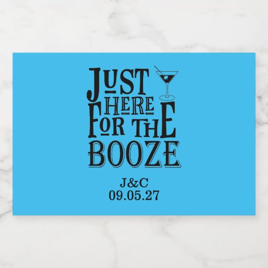 Hier voor de drank likeurfles etiket (Enkel label)