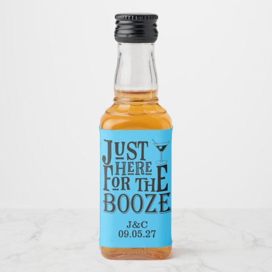 Hier voor de drank likeurfles etiket (Voorkant)