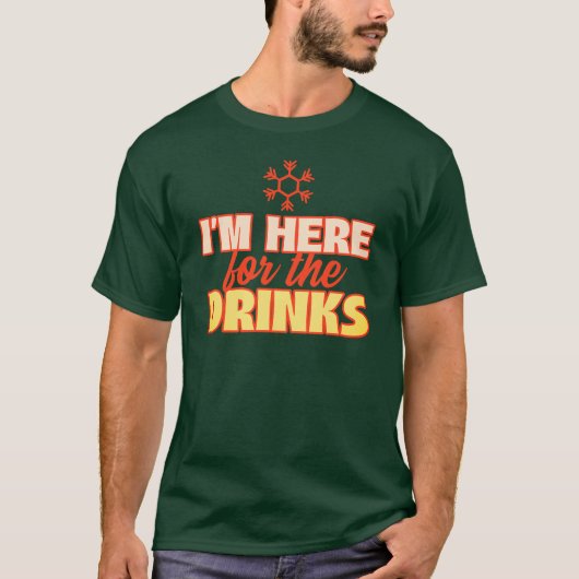 Hier voor de Drinken T-shirt (Voorkant)