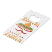 Hier voor de Fiesta Creditkaart Flessenopener (Voorkant Gekanteld)