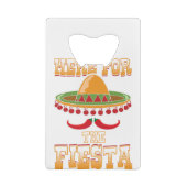 Hier voor de Fiesta Creditkaart Flessenopener (Achterkant)