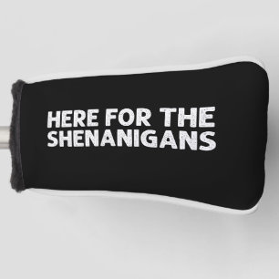 Hier voor de grapjes Groene St. Patrick's Dag Golfheadcover