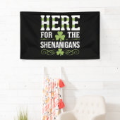 Hier voor de grapjes Iers Ierland St. Patrick Spandoek (Insitu)