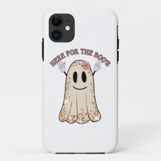 HIER VOOR DE grappige, spookachtige halloween gees Case-Mate iPhone Case (Achterkant)