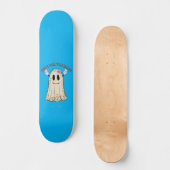 HIER VOOR DE grappige, spookachtige halloween gees Persoonlijk Skateboard (Voorkant)