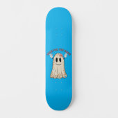 HIER VOOR DE grappige, spookachtige halloween gees Persoonlijk Skateboard (Voorkant)