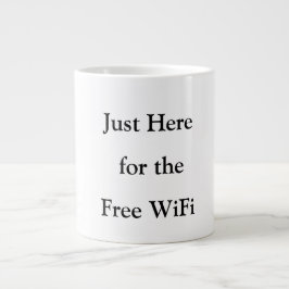 Hier voor de gratis WiFi grappige mokken