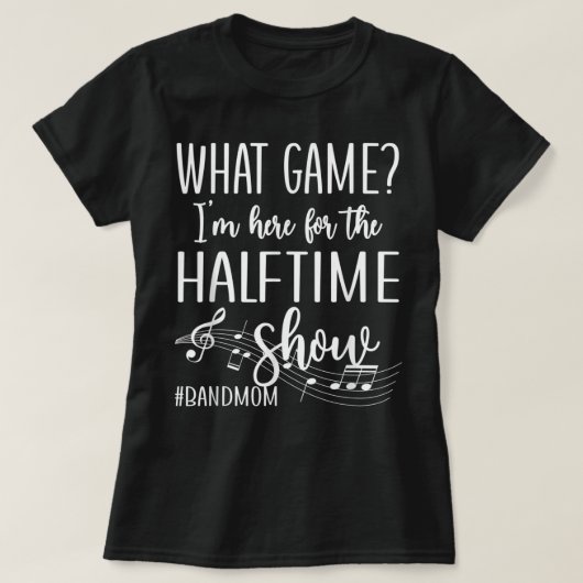 Hier voor de Halftime Marching Band Mam T-shirt (Design voorkant)