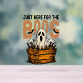 Hier voor de Halloween boeken Acryl Bord (Neutraal)