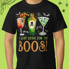Hier voor de Halloween cocktails T-shirt