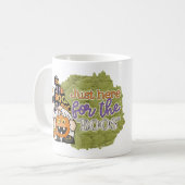 Hier voor de Halloween van het boek Koffiemok (Voorkant links)