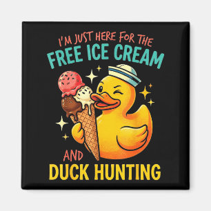 Hier voor de ijsduckjacht grappige cruise magneet