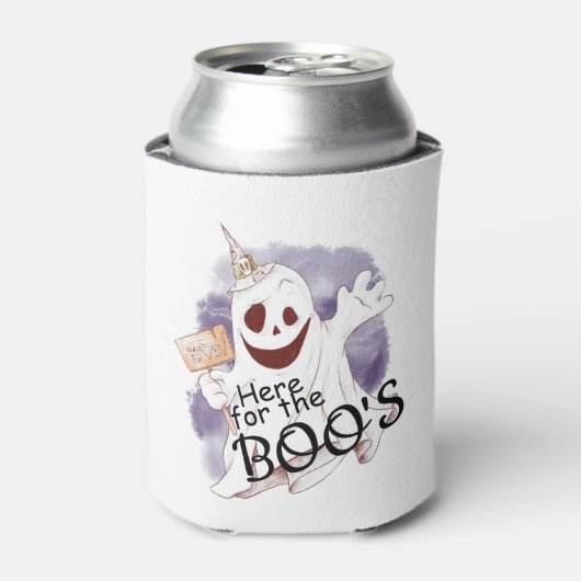 Hier voor de Koelbox van de Boo's Halloween Blikjeskoeler (Blikje Voorkant)