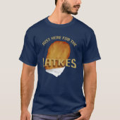 Hier voor de Latkes Modern Hanukkah Funny T-shirt (Voorkant)
