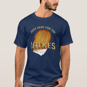 Hier voor de Latkes Modern Hanukkah Funny T-shirt