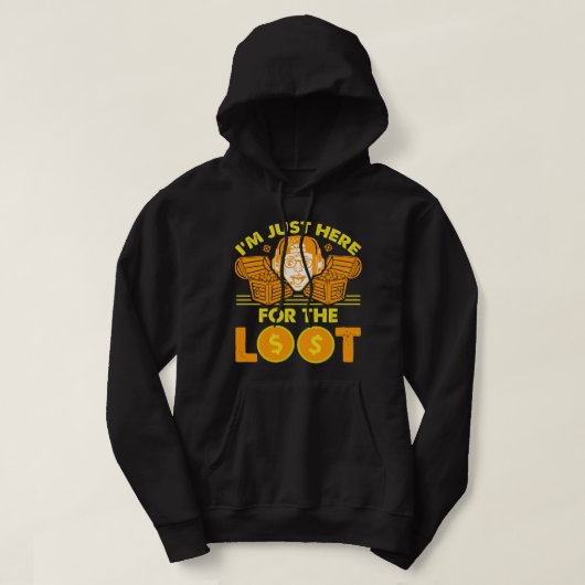 Hier voor de Loot - Gameontwerp Hoodie (Design voorkant)