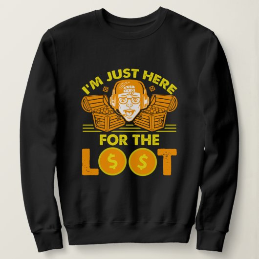 Hier voor de Loot - Gameontwerp Trui (Design voorkant)