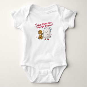 Hier voor de Milk & Cookies Holiday Bodysuit