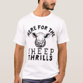 Hier voor de schaap. t-shirt (Voorkant)