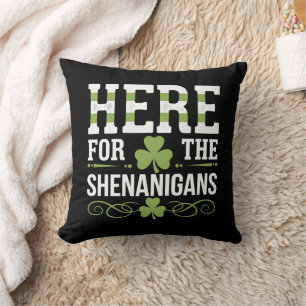 Hier voor de Schelmenstreken Iers Ierland St. Patr Kussen