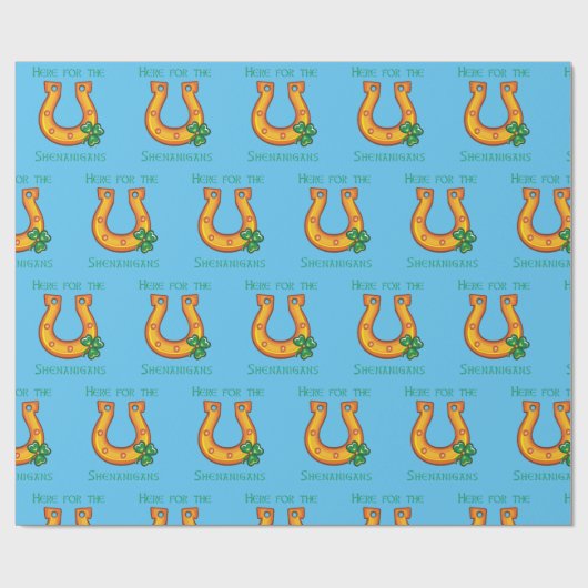 Hier voor de Shenanigans Cadeaupapier (Vlak)