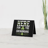 Hier voor de Shenanigans Iers Ierland St. Patrick Kaart (Voorkant)