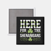 Hier voor de Shenanigans Iers Ierland St. Patrick Magneet (Voorkant / Achterkant)