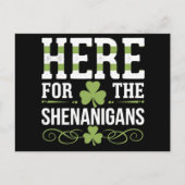 Hier voor de Shenanigans Irish Ireland St. Patrick Briefkaart (Voorkant)