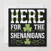 Hier voor de Shenanigans Irish Ireland St. Patrick Kaart (Voorkant)