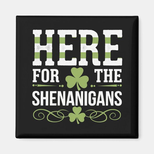 Hier voor de Shenanigans Irish Ireland St. Patrick Magneet (Voorkant)
