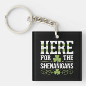 Hier voor de Shenanigans Irish Ireland St. Patrick Sleutelhanger (Voorkant)