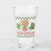 Hier voor de Shenanigans - klaverkoffie Glas (Achterkant)
